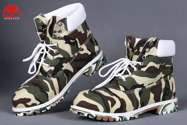 timberland chaussures marque exterieure camouflage vert